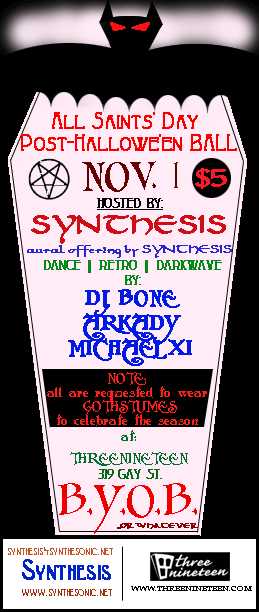 All Saints' Day Flyer - November 2001