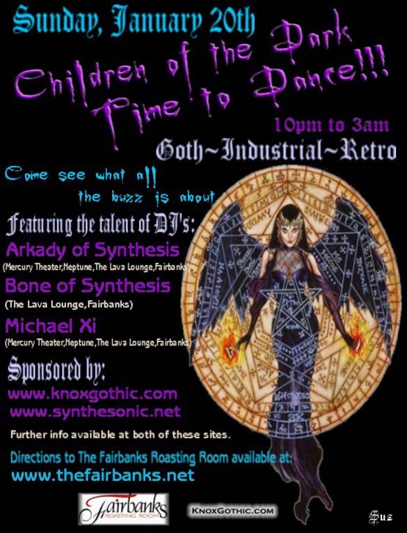 Dance Night Flyer - January 2002