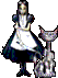 Alice and Cheshire Cat :aliceandcat: